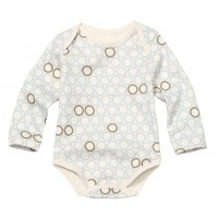 韓國有機棉初生嬰兒夾衣(藍色瓢蟲)